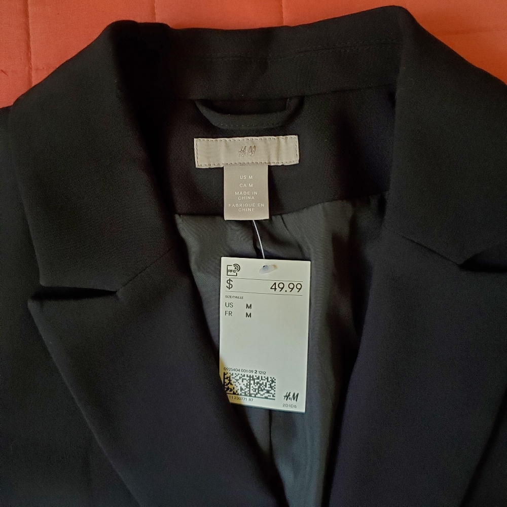 H&M Black Blazer Size M